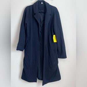 NEW Spanx AirEssentials Long Jacket Women’s Small Open Front Black Sz XL